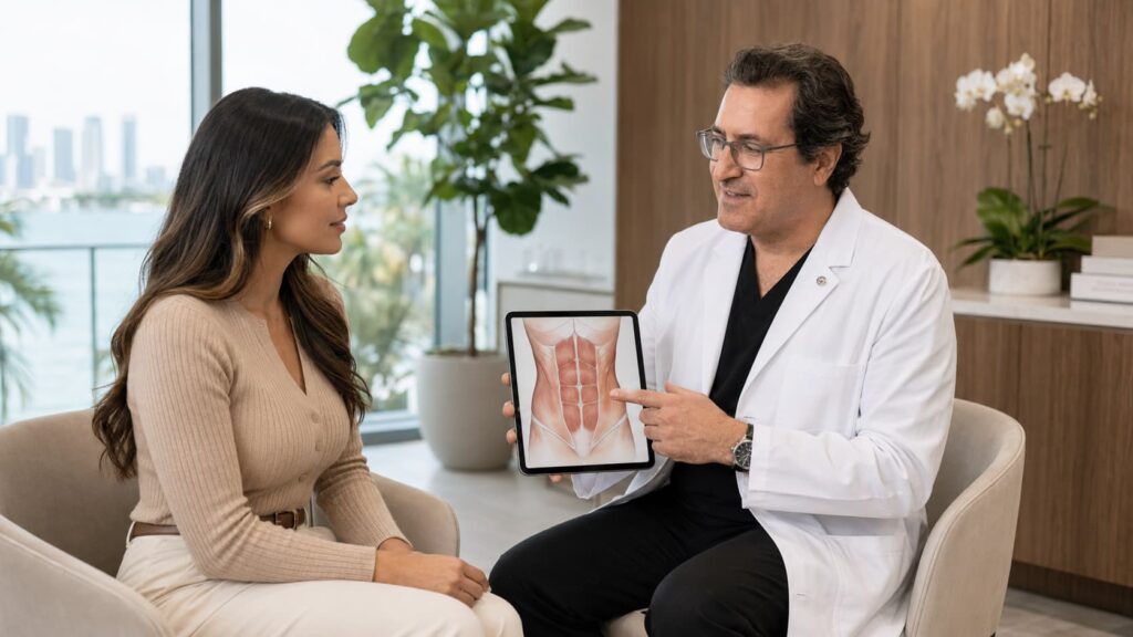 Abdominoplastia con diástasis: guía completa para corregir la separación abdominal